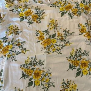 Tempted Hearts Yellow Floral Blouse